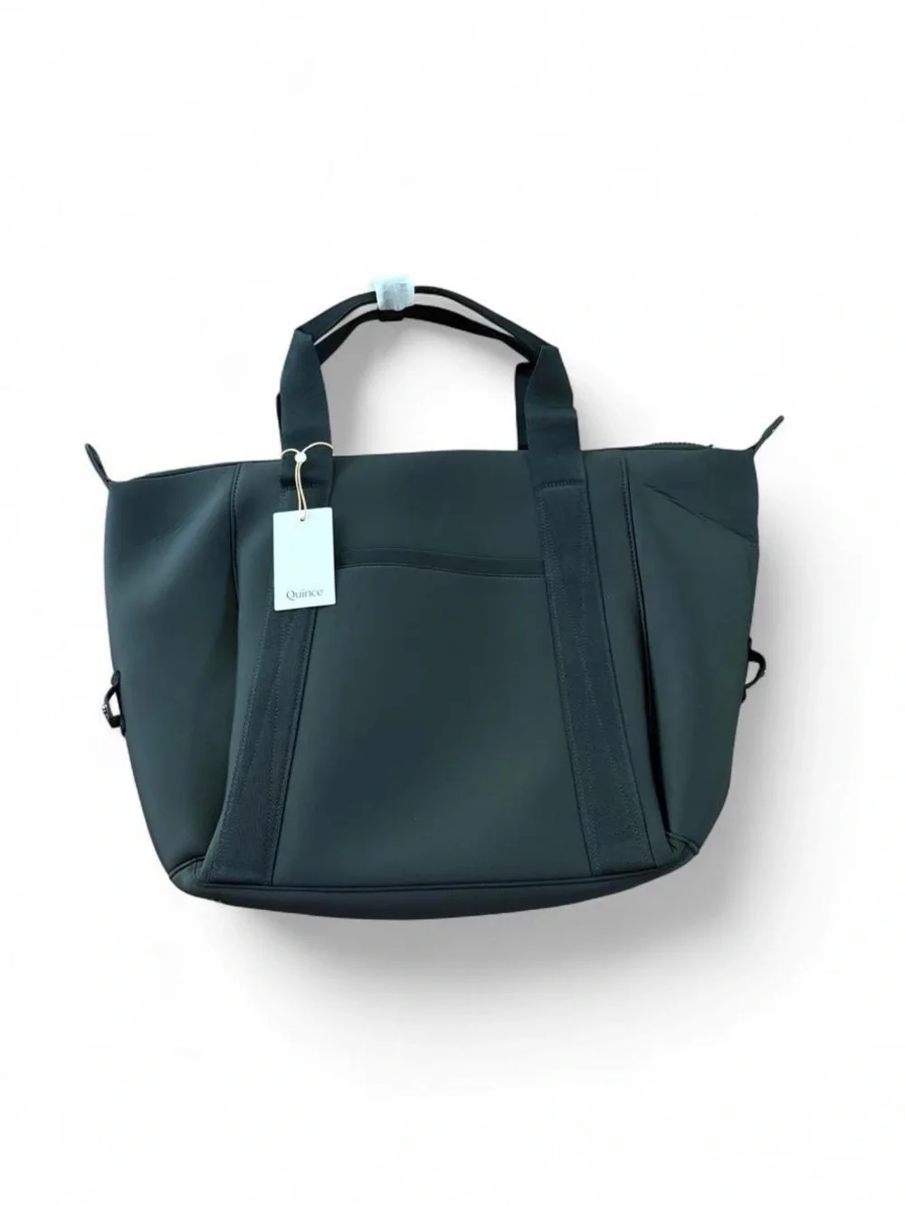 Quince All-Day Neoprene Duffle Bag in Black  BRAND NEW WITH TAGS AND DUST COVER